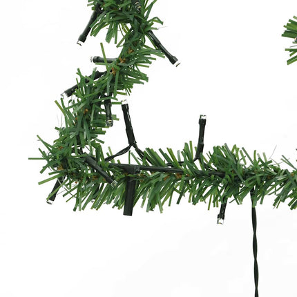 Julträd 3 st med spett 50 LEDs 30 cm