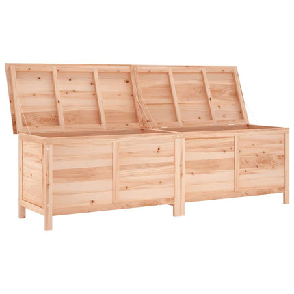 Dynbox 198,5x50x56,5 cm massivt granträ