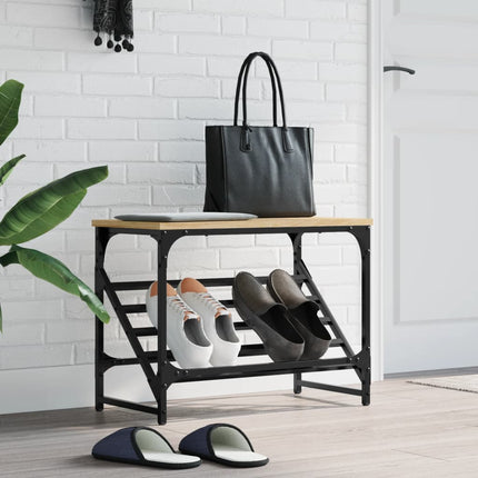 Skohylla sonoma-ek 60x30x45 cm konstruerat trä