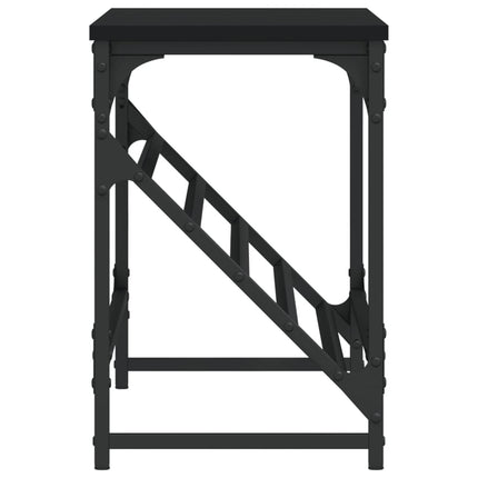Skohylla svart 90x30x45 cm konstruerat trä