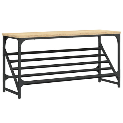 Skohylla sonoma-ek 90x30x45 cm konstruerat trä