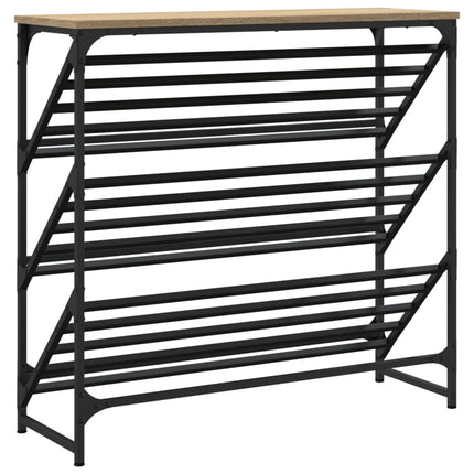 Skohylla sonoma-ek 90x30x85 cm konstruerat trä