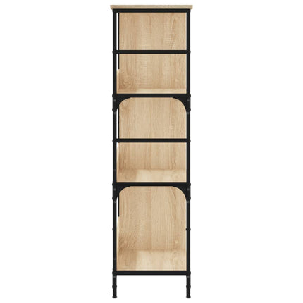 Bokhylla sonoma-ek 78,5x33x117,5 cm konstruerat trä