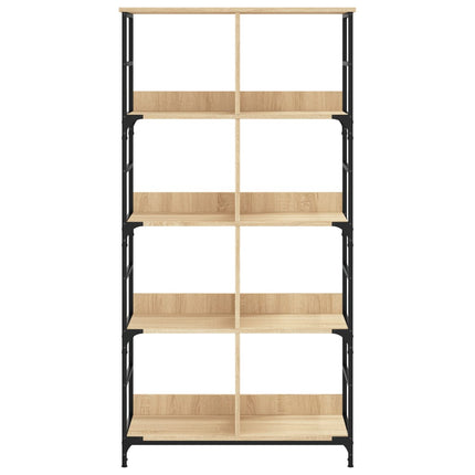 Bokhylla sonoma-ek 78,5x33x153 cm konstruerat trä