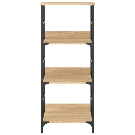Bokhylla sonoma-ek 50x33x117,5 cm konstruerat trä