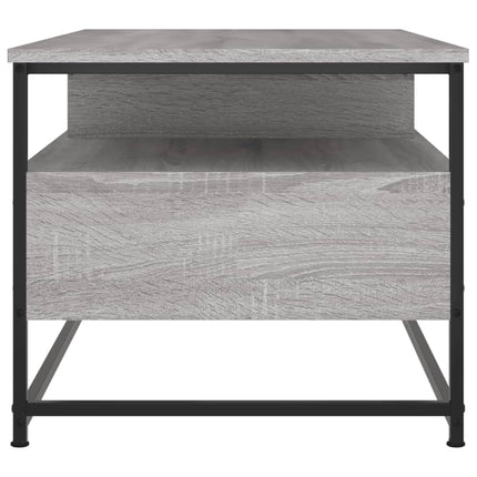 Soffbord grå sonoma 100x51x45 cm konstruerat trä