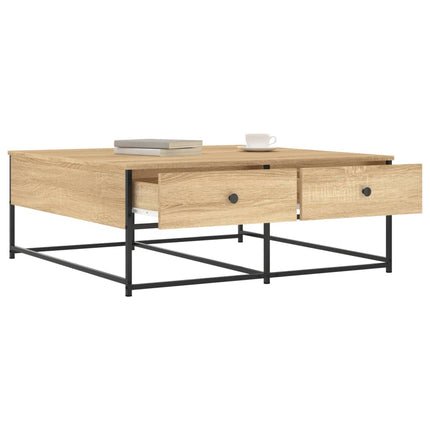 Soffbord sonoma-ek 100x99x40 cm konstruerat trä