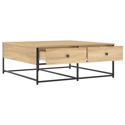 Soffbord sonoma-ek 100x99x40 cm konstruerat trä