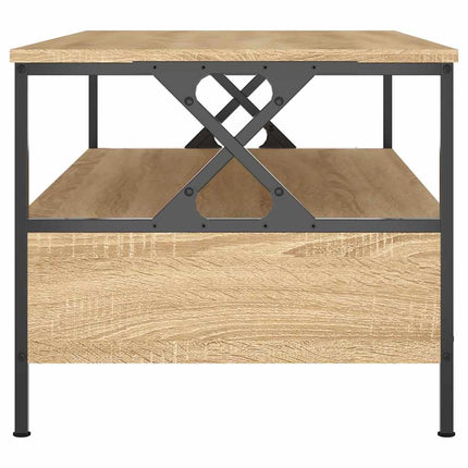 Soffbord sonoma-ek 100x51x45 cm konstruerat trä