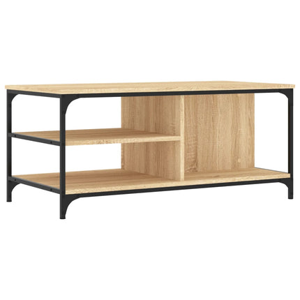 Soffbord sonoma-ek 100x50x45 cm konstruerat trä