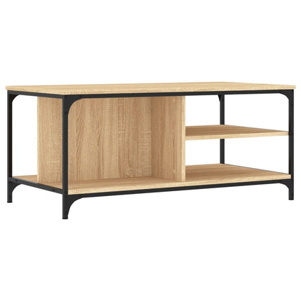 Soffbord sonoma-ek 100x50x45 cm konstruerat trä
