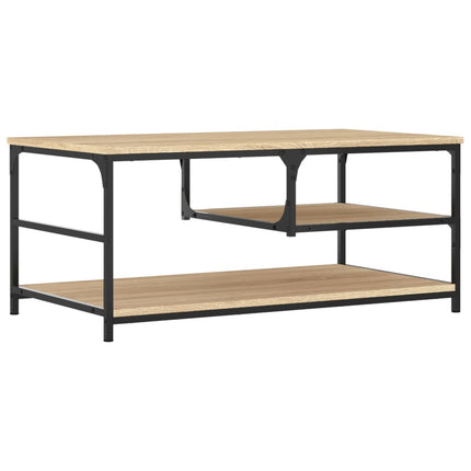 Soffbord sonoma-ek 90x49x40 cm konstruerat trä