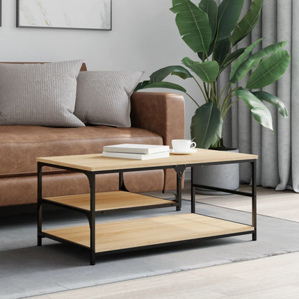 Soffbord sonoma-ek 90x49x40 cm konstruerat trä