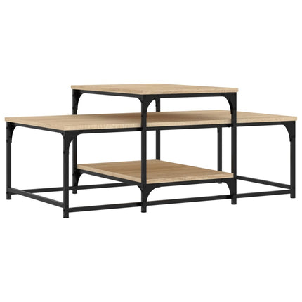 Soffbord sonoma-ek 102x60x45 cm konstruerat trä