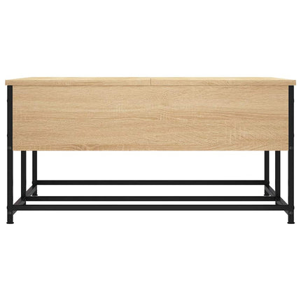 Soffbord sonoma-ek 80x80x40 cm konstruerat trä