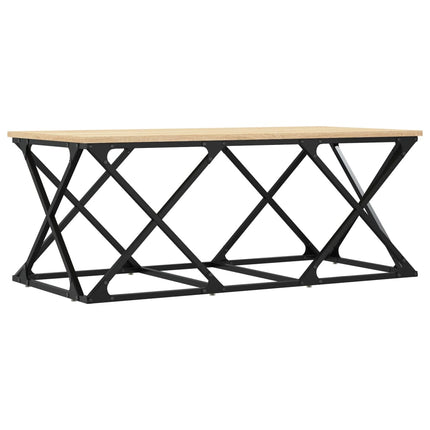 Soffbord sonoma-ek 100x49x40 cm konstruerat trä