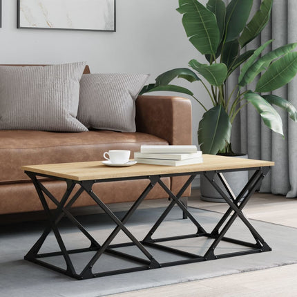 Soffbord sonoma-ek 100x49x40 cm konstruerat trä