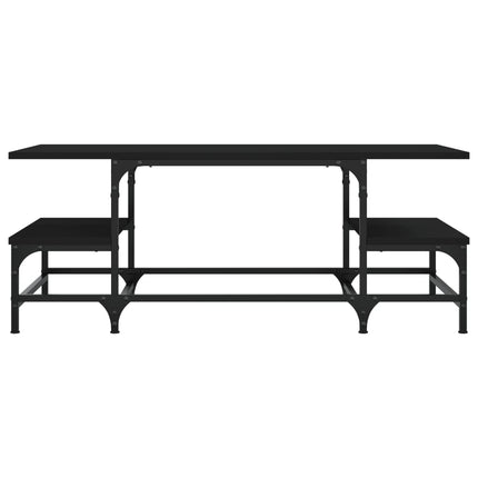 Soffbord svart 100x50,5x40 cm konstruerat trä