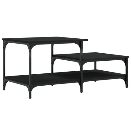 Soffbord svart 100x50,5x45 cm konstruerat trä