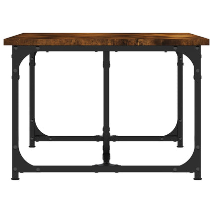 Soffbord rökfärgad ek 90x50x35 cm konstruerat trä