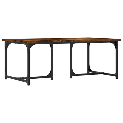 Soffbord rökfärgad ek 90x50x35 cm konstruerat trä