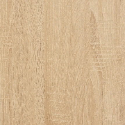 Vägghylla 2 hyllor sonoma-ek 80x21x51 cm konstruerat trä