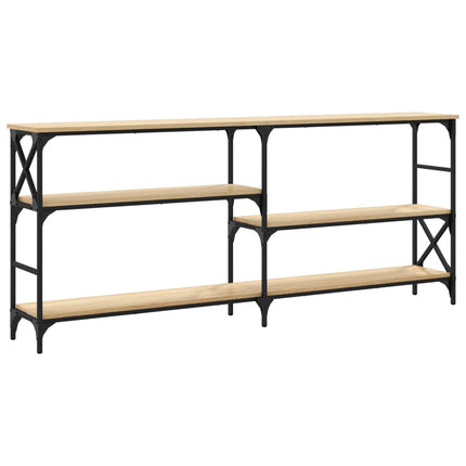 Avlastningsbord sonoma ek 180x29x76,5 cm konstruerat trä