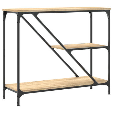 Avlastningsbord sonoma ek 88,5x30x75 cm konstruerat trä