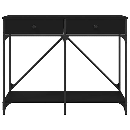 Konsolbord svart 100x39x78,5 cm konstruerat trä