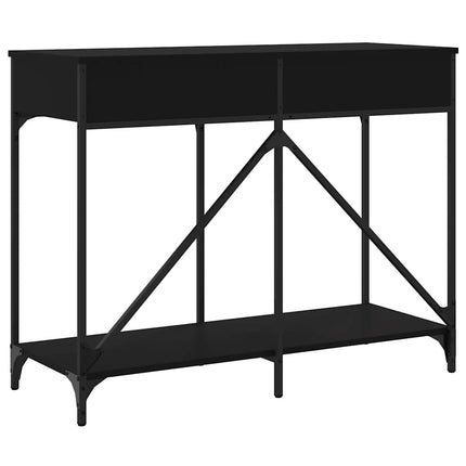 Konsolbord svart 100x39x78,5 cm konstruerat trä