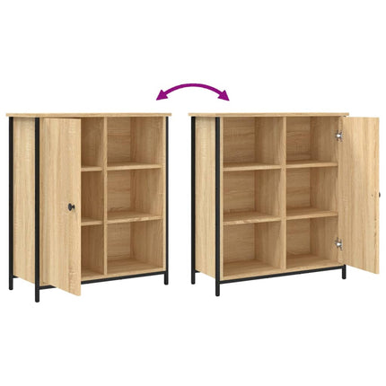 Skänk sonoma-ek 70x30x80 cm konstruerat trä