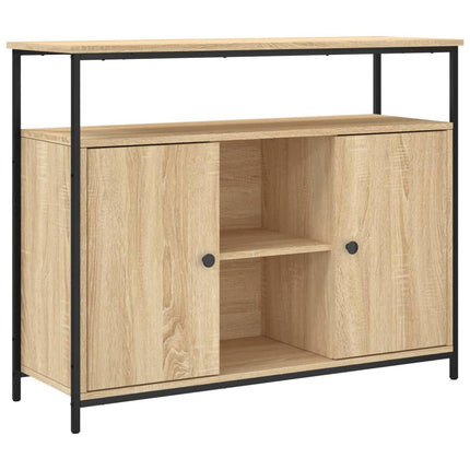 Skänk Sonoma Ek 100x35x80 cm Konstruerat trä