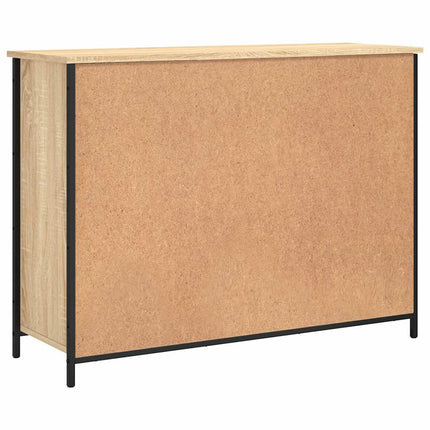 Skänk sonoma-ek 100x35x75 cm konstruerat trä