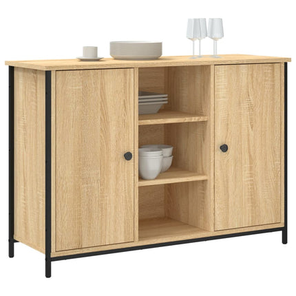 Skänk sonoma-ek 100x35x70 cm konstruerat trä