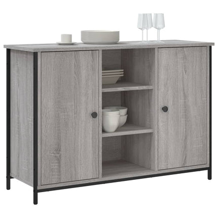 Skänk grå sonoma 100x35x70 cm konstruerat trä
