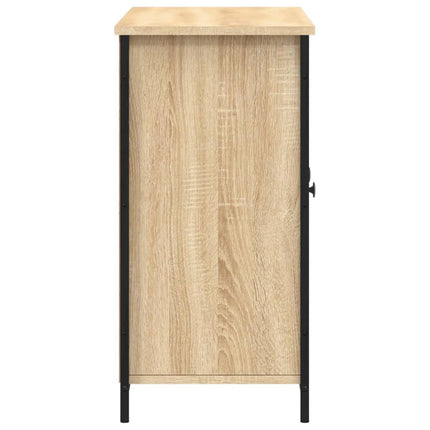 Skänk sonoma-ek 100x35x75 cm konstruerat trä