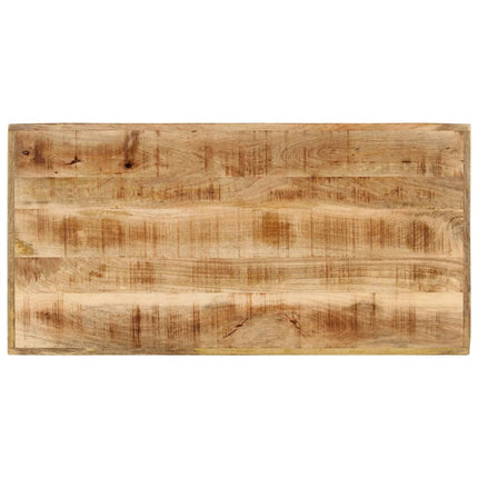 Barbord 110x55x107 cm massivt mangoträ och järn