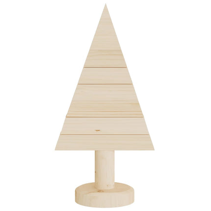 Julgran i trä 2 st 30 cm massiv furu