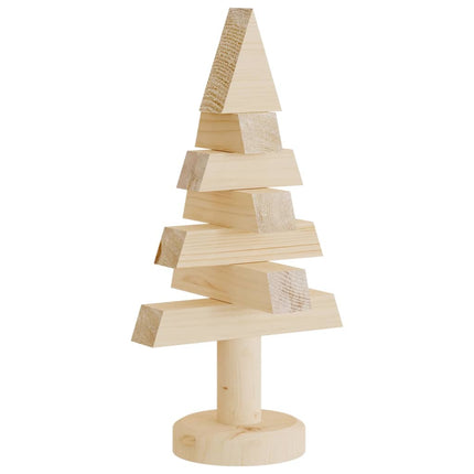 Julgran i trä 2 st 30 cm massiv furu