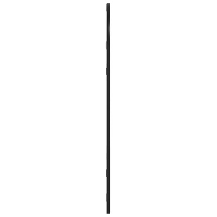 Väggspegel svart 30x60 cm bågform järn