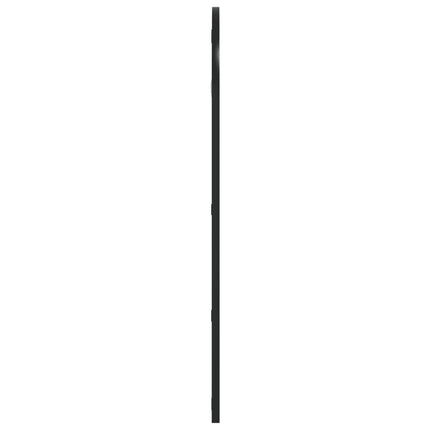 Väggspegel svart 40x80 cm bågformad järn