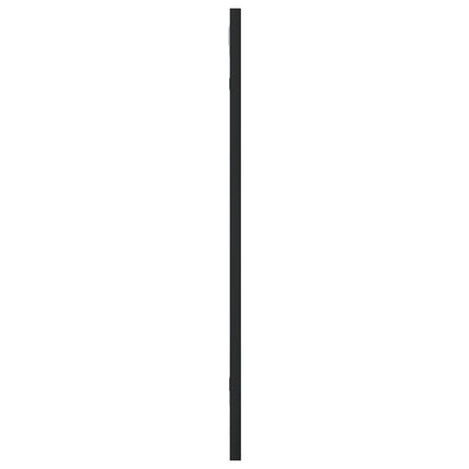 Väggspegel svart 30x60 cm rektangulär järn