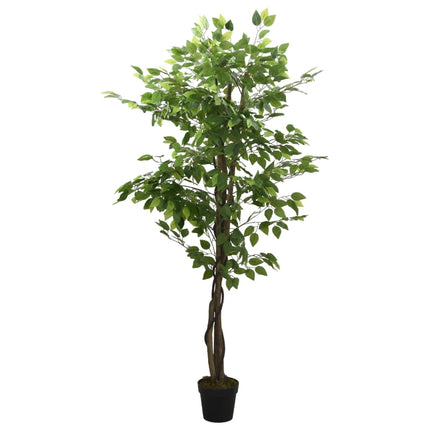 Konstväxt fikusträd 630 blad 120 cm grön
