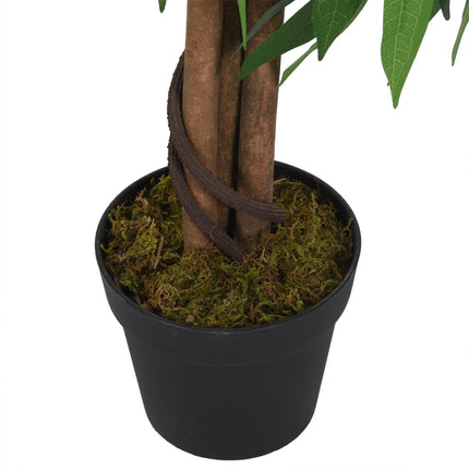 Konstväxt mangoträd 600 blad 150 cm grön
