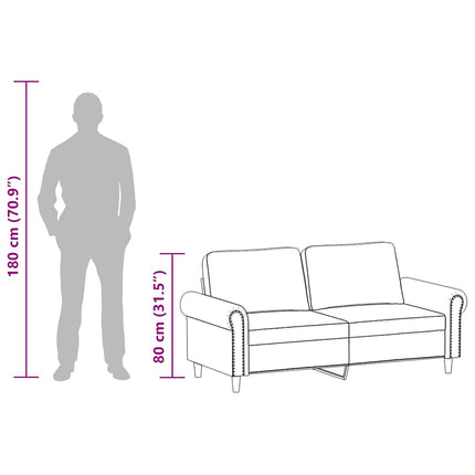 2-sitssoffa Grädde 140 cm konstläder