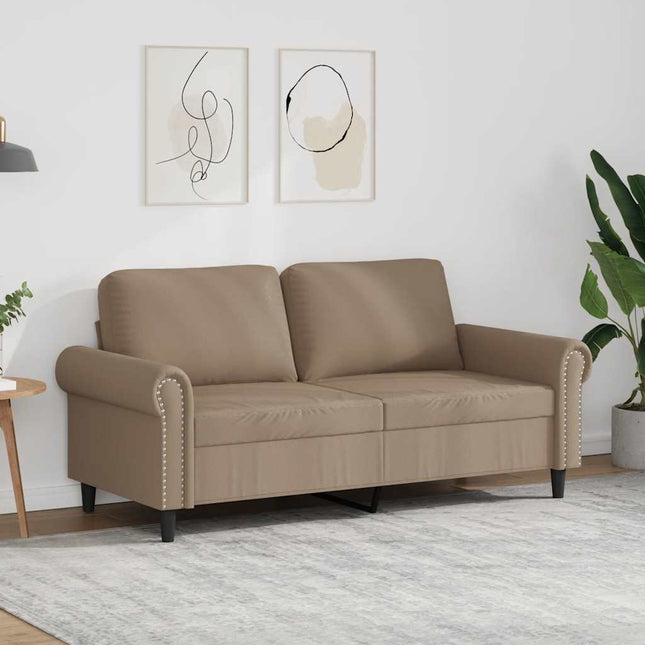 2-sitssoffa cappuccino 140 cm konstläder