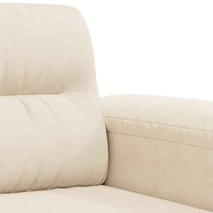Fåtölj beige 60 cm mikrofibertyg