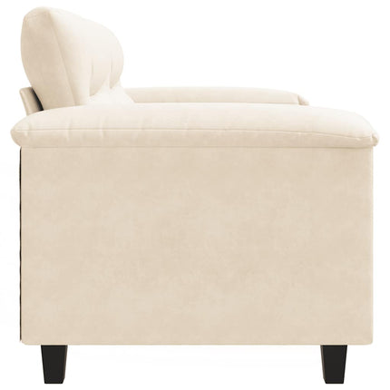 2-sitssoffa Beige 120 cm mikrofibertyg