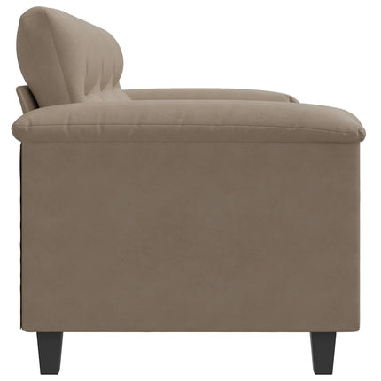 3-sitssoffa Taupe 180 cm mikrofibertyg