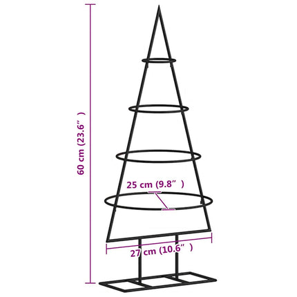 | Metall julgran | med stativ 60 cm Pulverlackerad stål